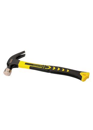 Молоток столярний mastertool 450 г hrc 50 рукоятка фібергласова 340 мм 02-0704