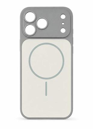 Чохол для смартфона silicone creative variation case mag cover apple iphone 17 pro max 5,lavender grey