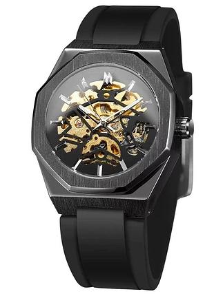 Наручний годинник forsining 8289 black-gold-gold