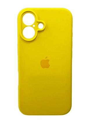 Чохол для смартфона silicone full case aa camera protect for apple iphone 16 56,sunny yellow
