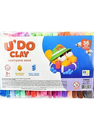 Набір для творчості "u'do clay 36 шт." брикет 6 г strateg (30899)