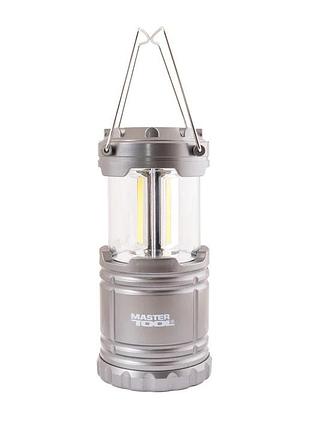 Ліхтар розсувний для кемпінгу mastertool 180х86 мм cob led 3xaa abs 94-0803