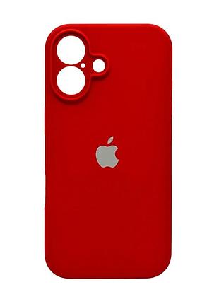 Чохол для смартфона silicone full case aa camera protect for apple iphone 16 21,rose red