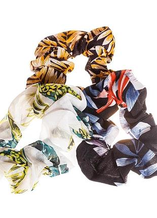 Резиночки для волосся scrunchies пляжний відпочинок