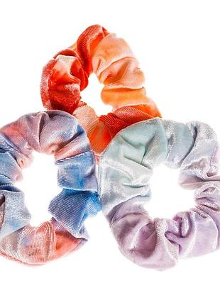 Резиночки для волосся scrunchies райдужний єдиноріг