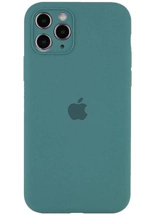 Чохол для смартфона silicone full case aa camera protect for apple iphone 12 pro max 46,pine green