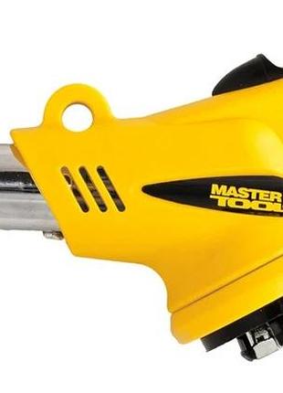 Пальник для газового балона mastertool "блискавка" п'єзорозпал/обертання 360° ø 20 мм/1300°с 44-5038