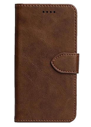 Чохол книжка aspor wallet case для xiaomi redmi note 12 pro 5g/x5 pro- коричневий