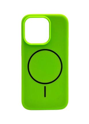 Чохол для смартфона cosmic silicone case magnetic for apple iphone 13 pro max 53,shiny green
