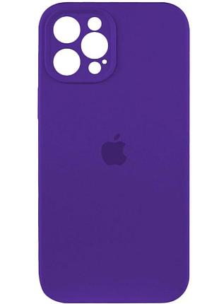Чохол для смартфона silicone full case aa camera protect for apple iphone 12 pro 54,amethist