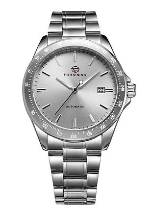 Наручний годинник forsining 8294 silver-white steel