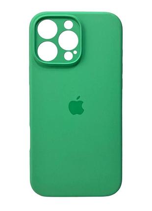 Чохол для смартфона silicone full case aa camera protect for apple iphone 16 pro 30,spearmint