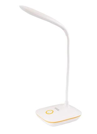 Лампа настільна гнучка mastertool 125х100х350 мм cob led usb/3xaa abs 94-0814