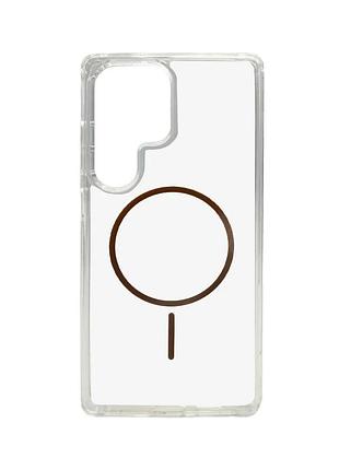 Чохол cosmic acrylic thin magnetic for samsung galaxy s25 ultra gold