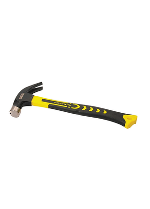 Молоток столярний mastertool 450 г hrc 50 рукоятка фібергласова 340 мм з магнітним пазом 02-0705