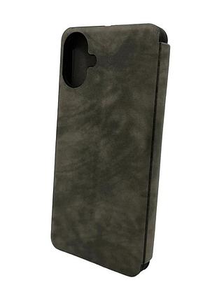 Чохол для смартфона leather premium for samsung galaxy a07 4g grey