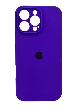 Чохол для смартфона silicone full case aa camera protect for apple iphone 16 pro max 54,amethist