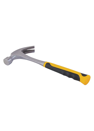 Молоток столярний mastertool 600 г hrc 55 суцільнометалевий 02-0703
