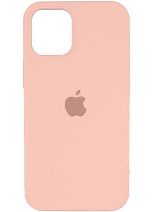 Чохол для смартфона silicone full case aa open cam for apple iphone 12 pro max 37,grapefruit