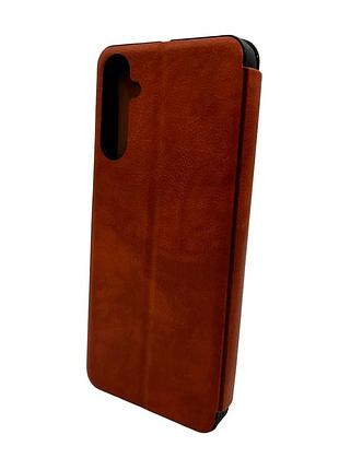 Чохол для смартфона leather premium for samsung galaxy a26 5g brown