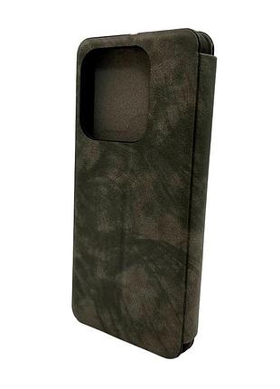 Чохол для смартфона leather premium for xiaomi redmi 15c (europe version) grey
