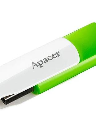 Флеш-накопичувач apacer usb 2.0 ah335 64gb green