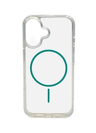 Чохол cosmic acrylic thin magnetic for apple iphone 16 green