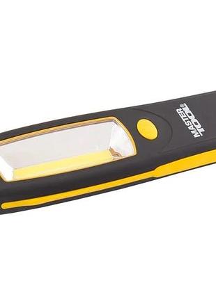 Ліхтар магнітний з підвісом mastertool 210х60х28 мм cob led 3xaa abs 94-0807