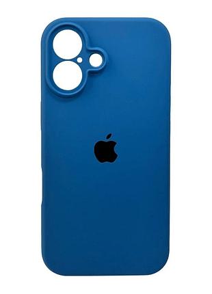 Чохол для смартфона silicone full case aa camera protect for apple iphone 16 38,surf blue