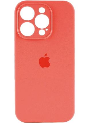 Чохол для смартфона silicone full case aa camera protect for apple iphone 15 pro 18,peach