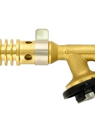 Пальник для газового балона mastertool "геліос" ø 22 мм/1300°с латунь 44-5044