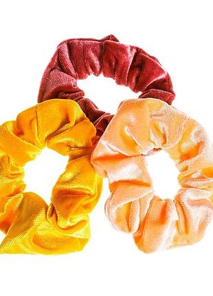 Резиночки для волосся scrunchies міський стиль