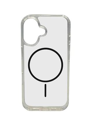 Чохол cosmic acrylic thin magnetic for apple iphone 16 grey