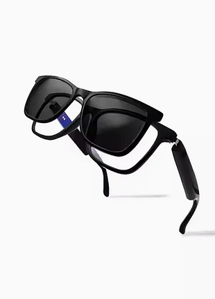 Розумні аудіо-окуляри aspor gs05 (change black glass)- чорний