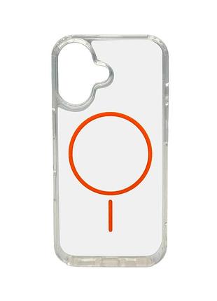 Чохол cosmic acrylic thin magnetic for apple iphone 16 orange