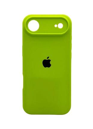 Чохол для смартфона silicone full case aa camera protect for apple iphone 17 air 24,shiny green