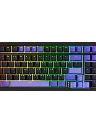 Бездротова клавіатура proove gaming slicker special edition (ukraine layout) black/purple