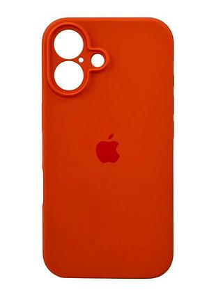 Чохол для смартфона silicone full case aa camera protect for apple iphone 16 52,orange