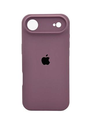 Чохол для смартфона silicone full case aa camera protect for apple iphone 17 air 60,taro purple