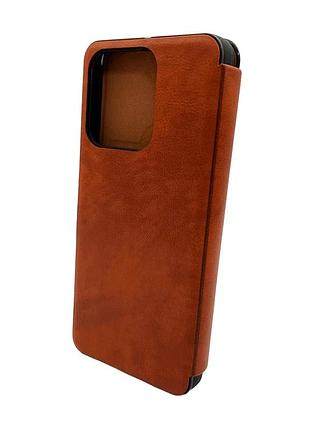 Чохол для смартфона leather premium for xiaomi redmi note 14s 4g (europe version) brown