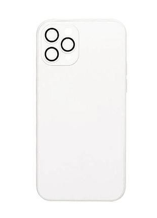Чохол накладка sapphire matte glass full для iphone 14 pro- white