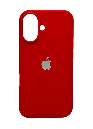 Чохол для смартфона silicone full case aa open cam for apple iphone 16 21,rose red