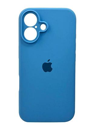 Чохол для смартфона silicone full case aa camera protect for apple iphone 16 49,cornflower
