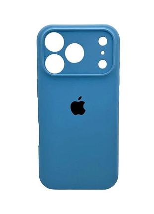 Чохол для смартфона silicone full case aa camera protect for apple iphone 17 pro 49,cornflower