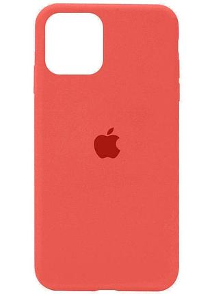 Чохол для смартфона silicone full case aa open cam for apple iphone 12 pro max 18,peach