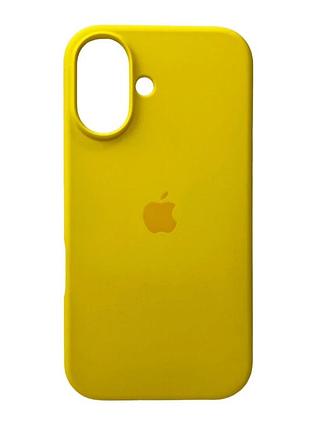 Чохол для смартфона silicone full case aa open cam for apple iphone 16 56,sunny yellow