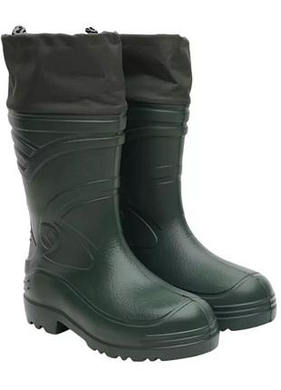 Сапоги зимние kolmax medium 40-49р до -30°c – рыболовные сапоги eva с войлочным утеплителем и затяжкой