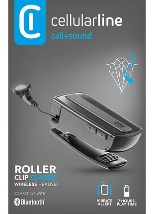 Bluetooth-гарнітура cellularline roller clip