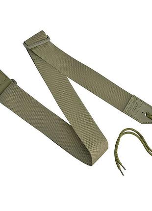 Гитарный ремень ranger green (khaki) с терможатием music day - gr-1kh
