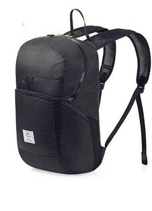 Рюкзак компактний naturehike ultralight nh17a017-b 22 л, черный